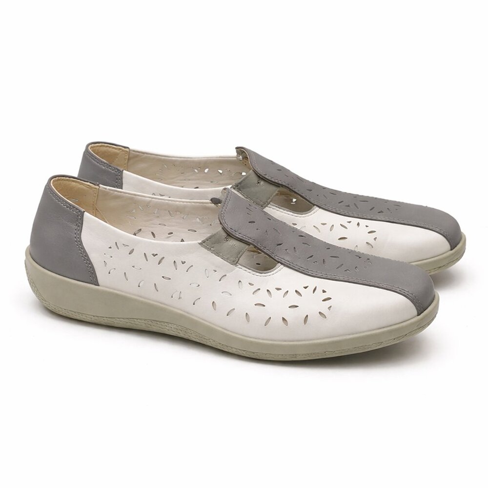 Hotter comfort concept - women's shoes white Size: 9